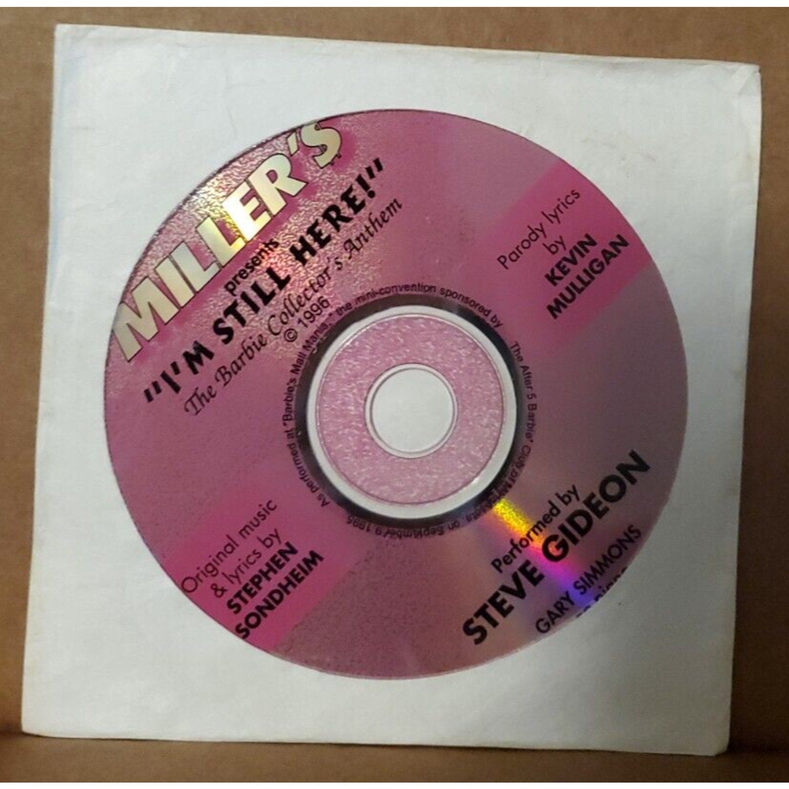 Miller's Presents I'm Still Here Performed By Steve Gideon (CD)