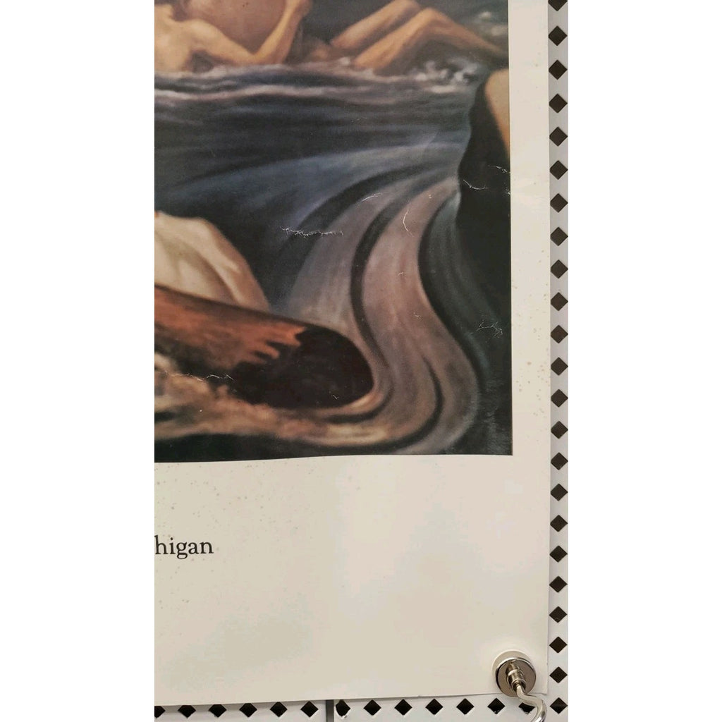 Board Of Water & Light Destructive Force of Water by Frank Cassara Poster 35x20