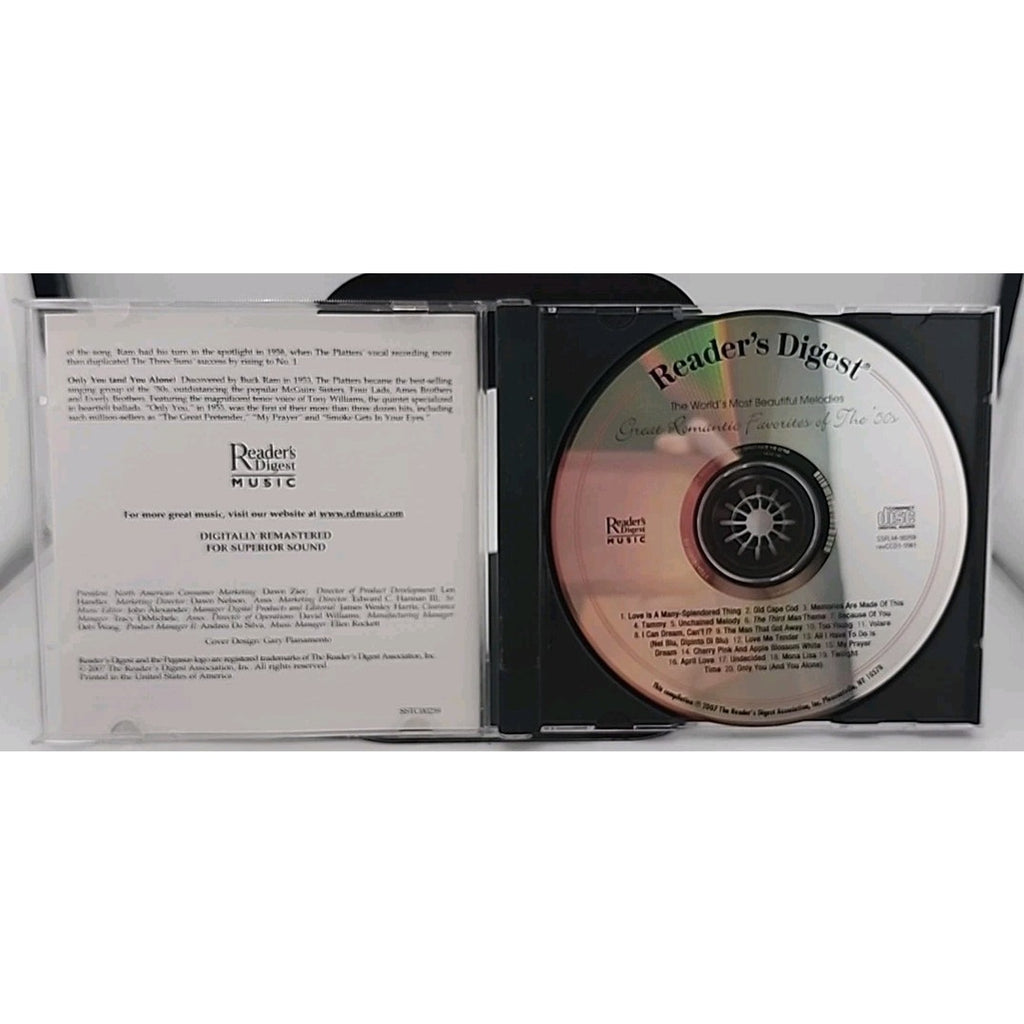 Great Romantic Favorites Of The '50'S Reader's Digest CD 2007