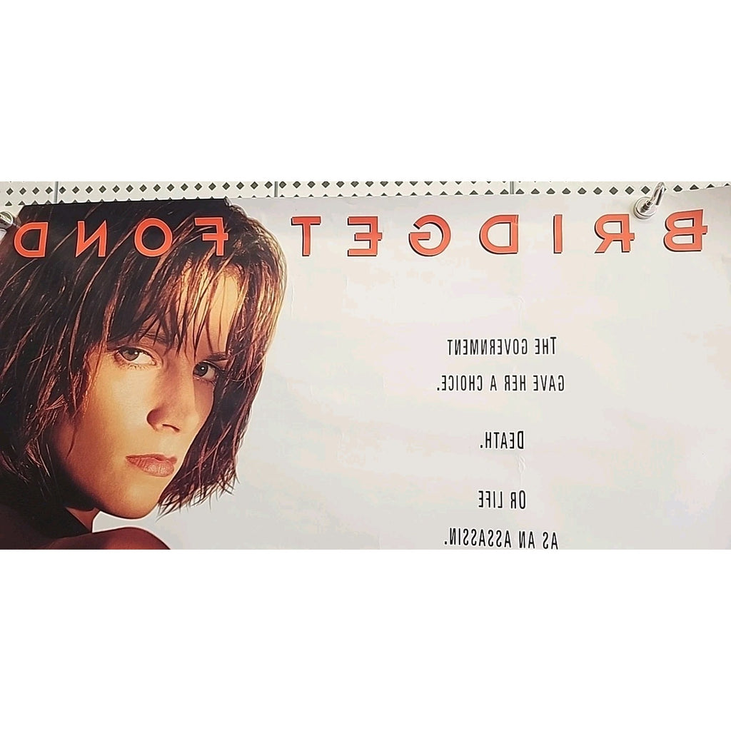 Point of No Return Poster Original 90s Bridget Fonda 1993 Promo 27x40