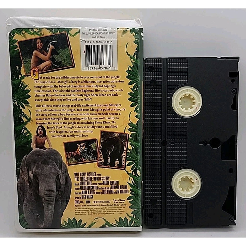 Jungle Book 2, The: Mowglis Story (VHS, 1998)