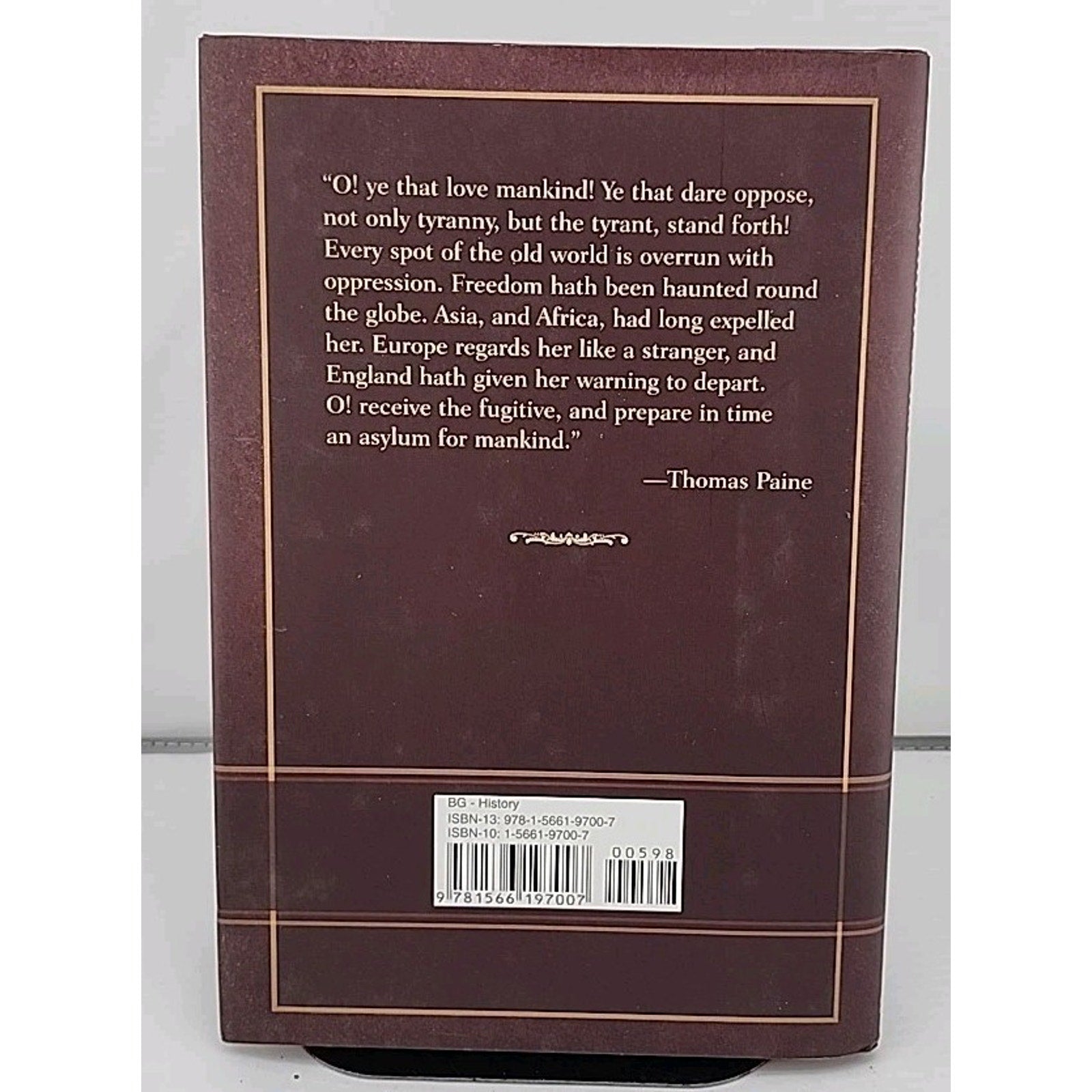 Common Sense by Thomas Paine (Hardcover)