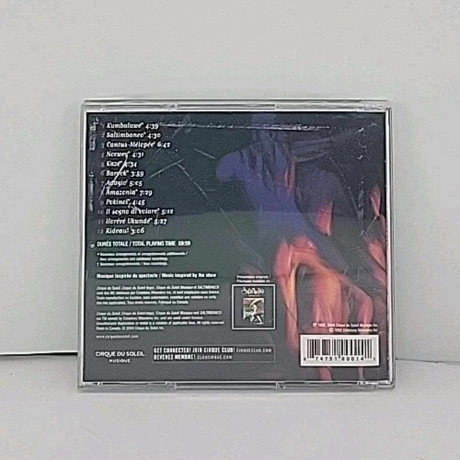 Cirque Du Soleil Saltimbanco CD Stage & Screen Downtempo