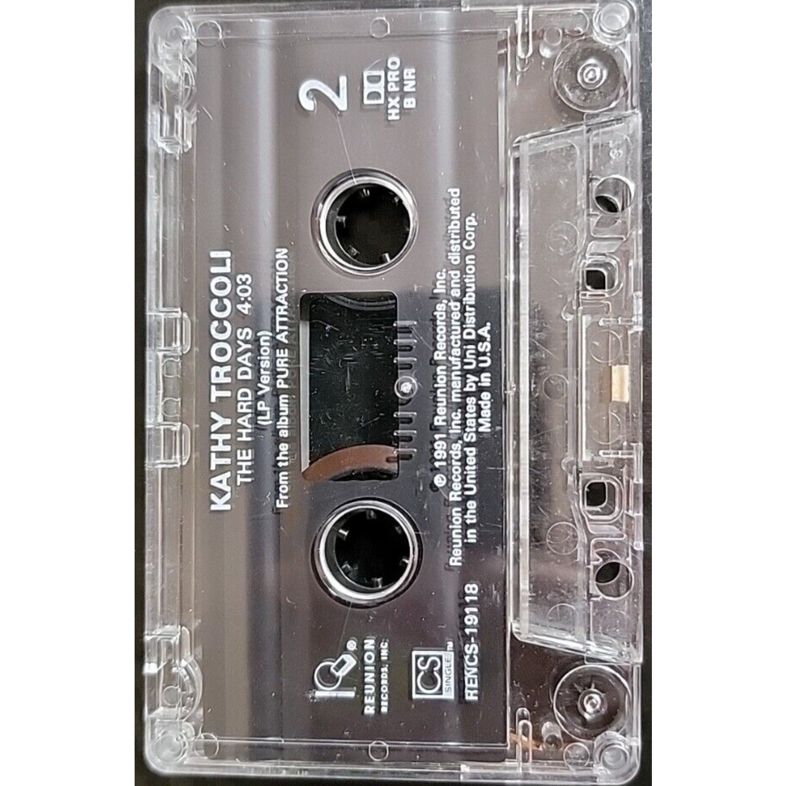 Kathy Troccoli The Hard Days (Cassette)