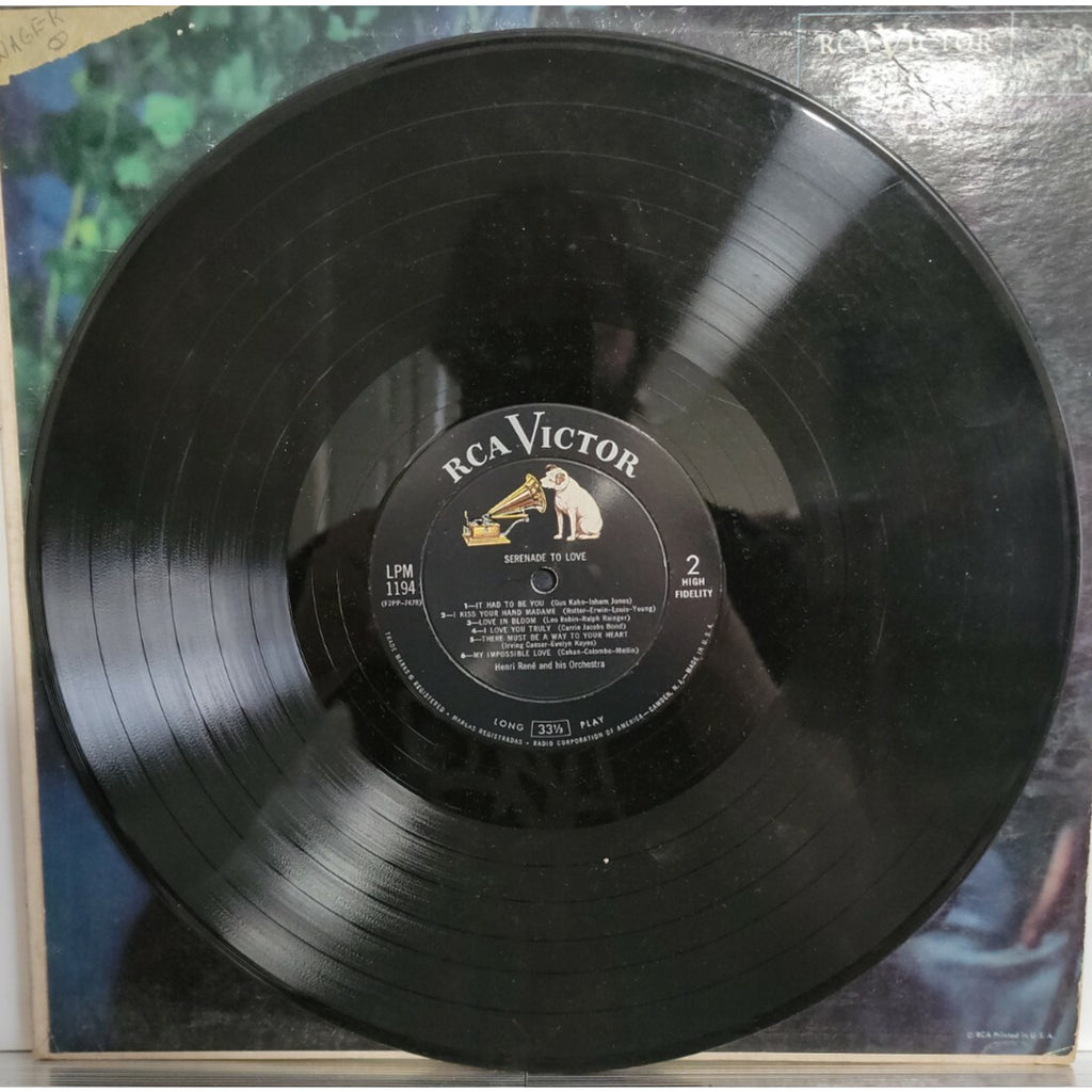 Henri René And His Orchestra – Serenade To Love (Vinyl)