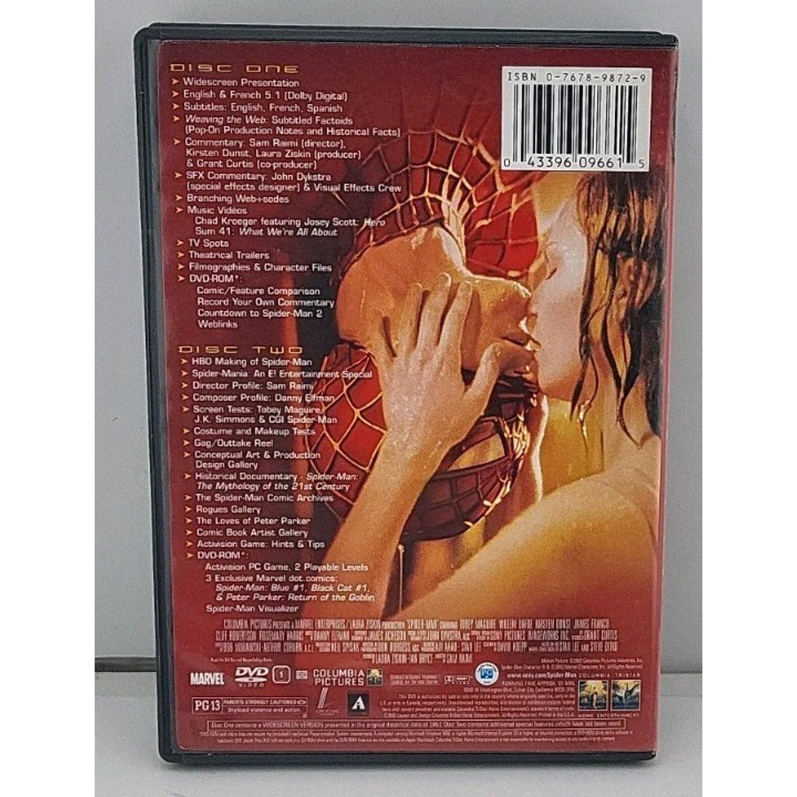 Spider-Man (DVD, 2004, 2-Disc Set, Deluxe Edition Widescreen)