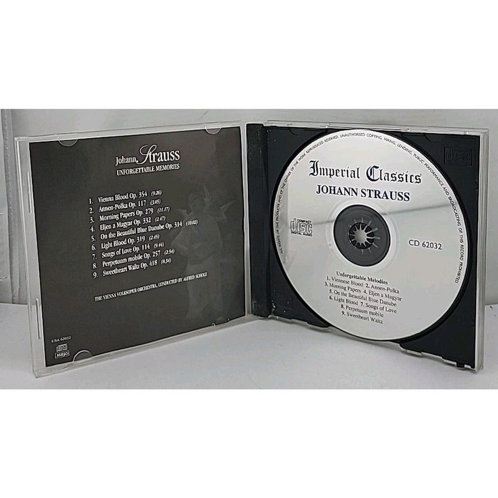 Strauss Unforgettable Memories CD Imperial Classics 4 Alfred Scholz made Holland