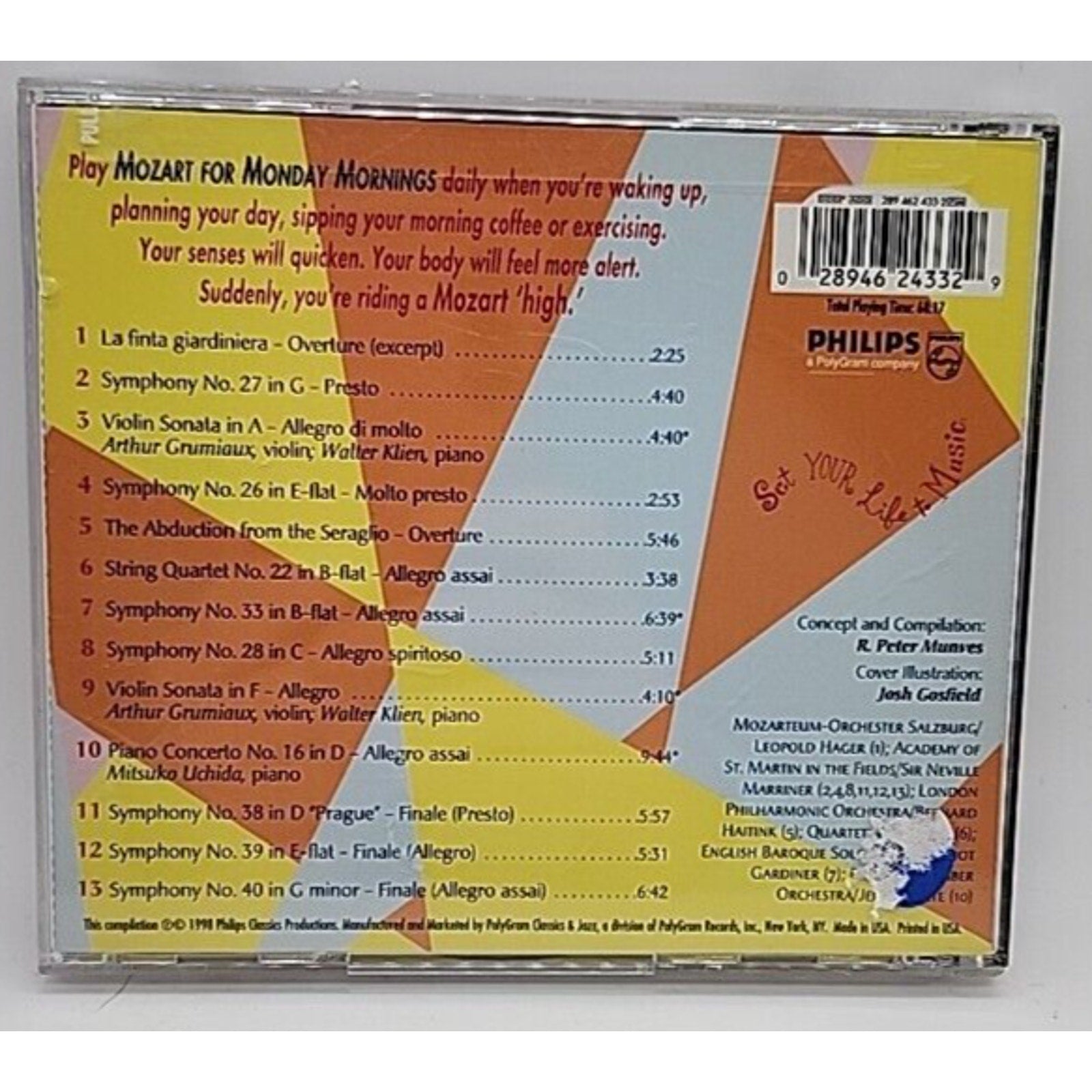 Mozart for a Monday Morning by Various (CD, 1998)