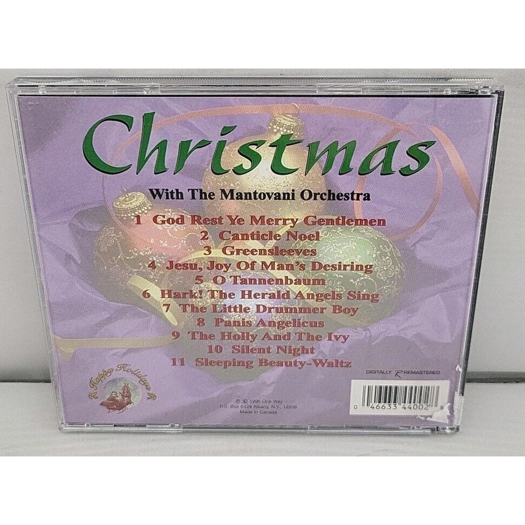Christmas with the Mantovani Orchestra Music CD