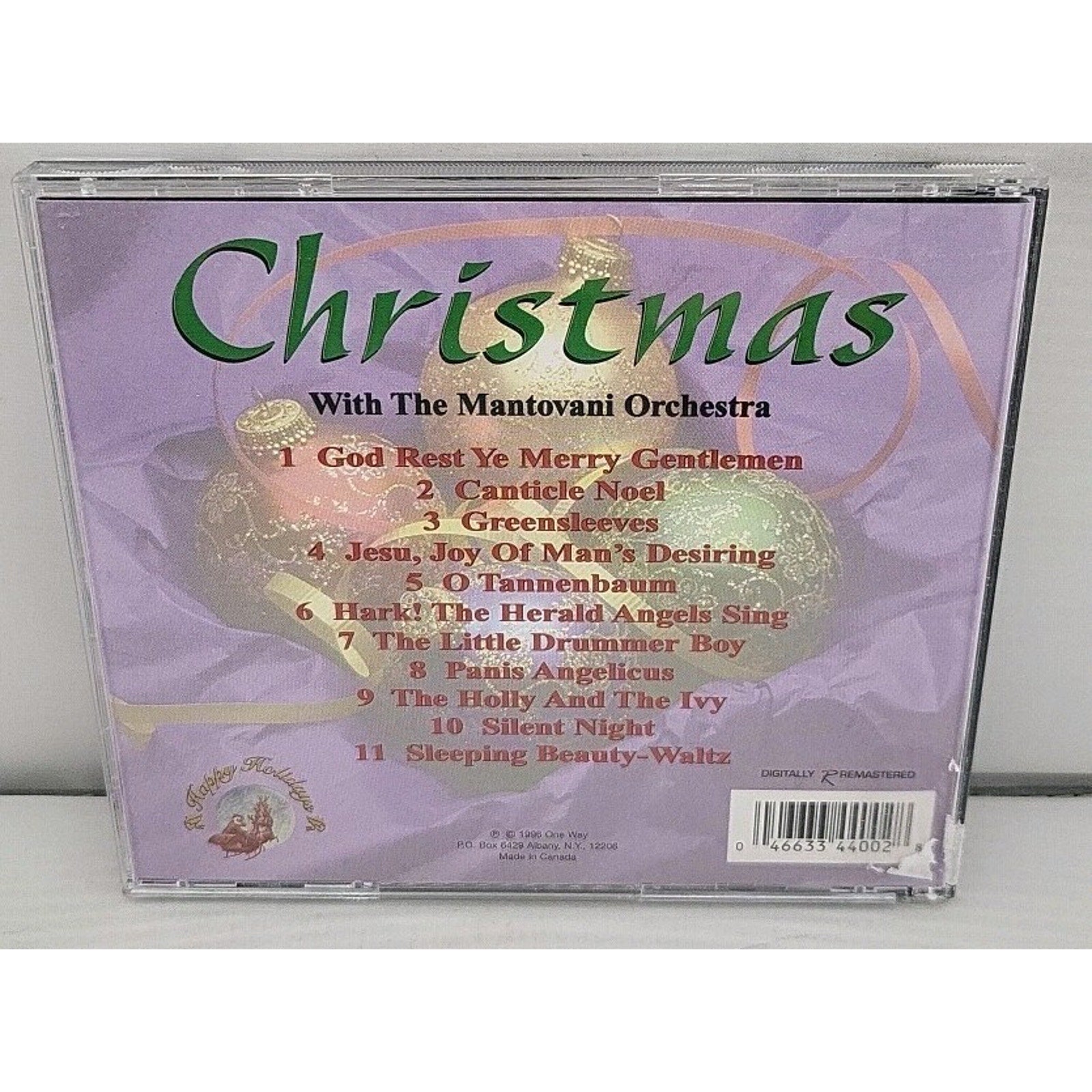 Christmas with the Mantovani Orchestra Music CD
