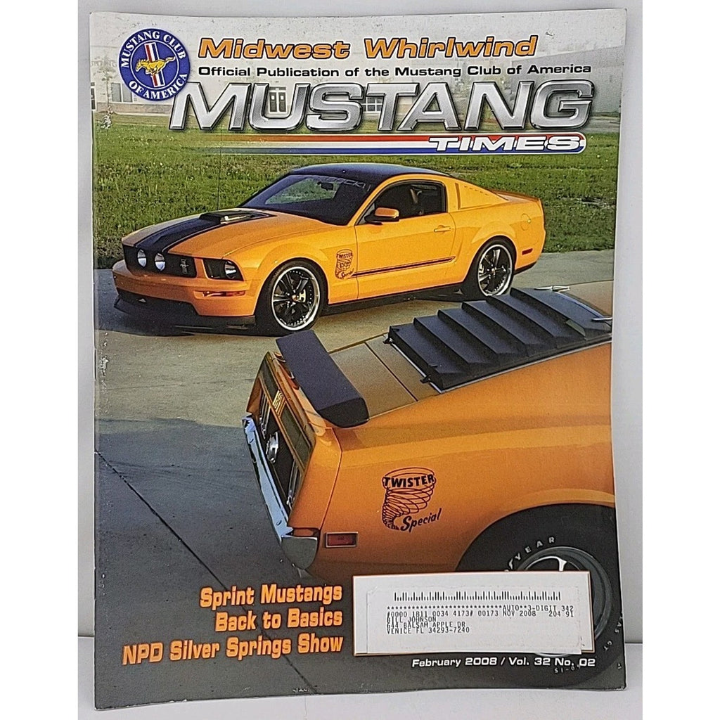 Mustang Times Magazine February 2008 Vol. 32 No. 2