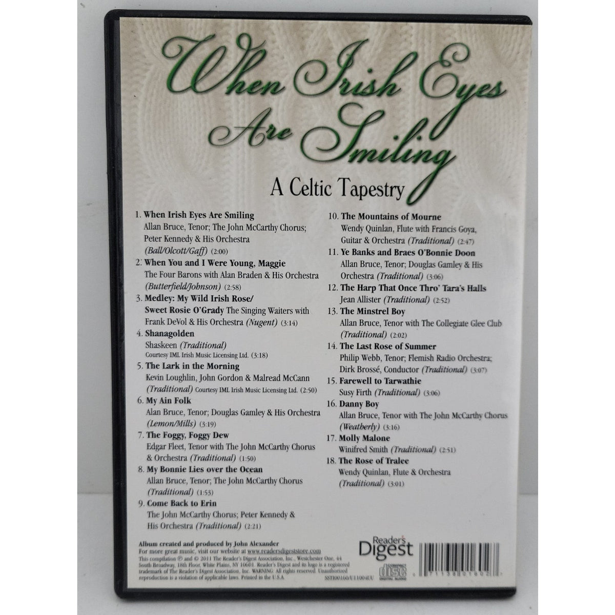 When Irish Eyes Are Smiling - A Celtic Tapestry (2011 CD)