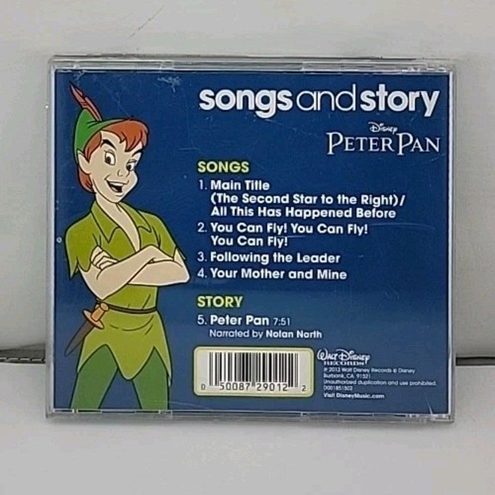 Songs & Story: Peter Pan by Disney (CD, 2013)
