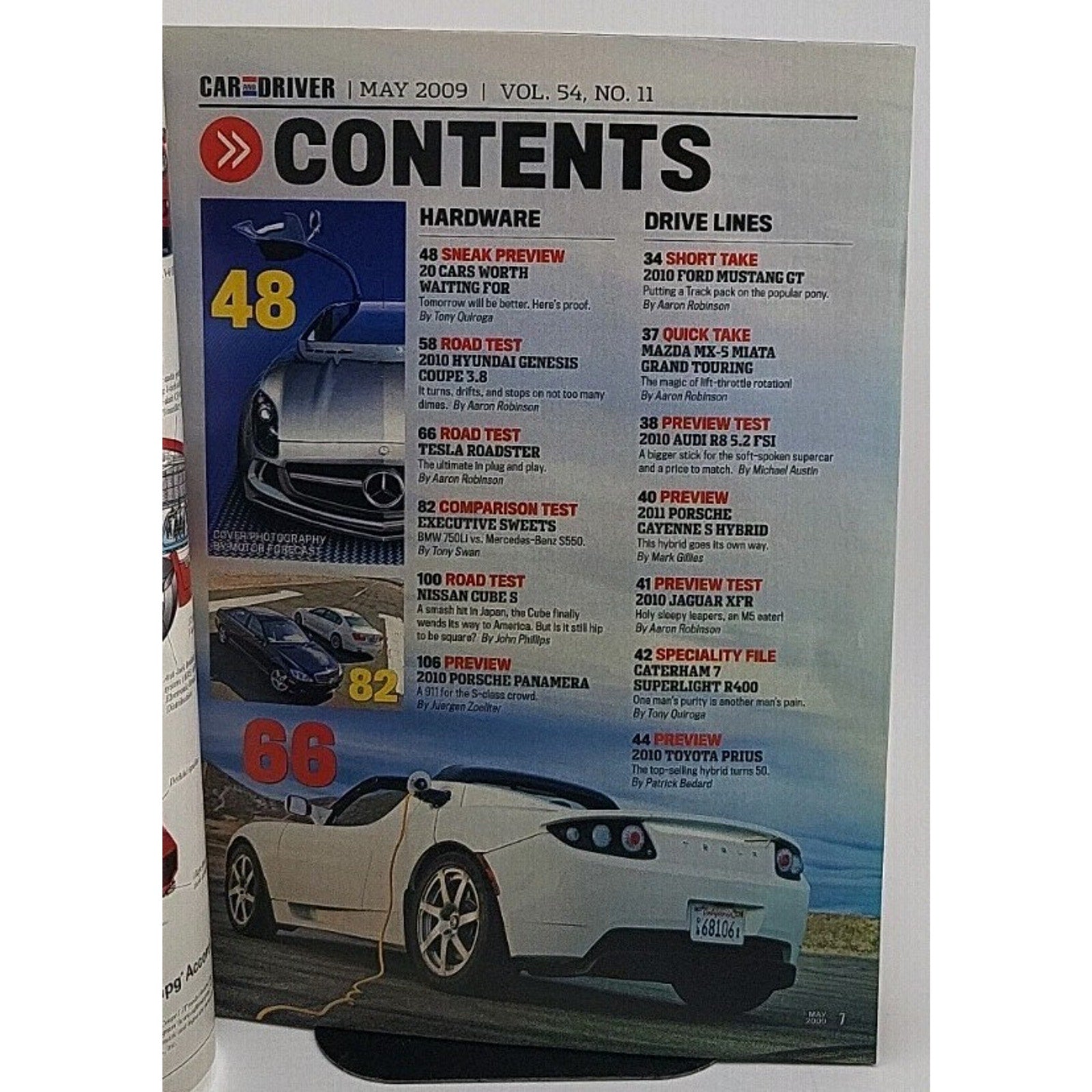 Car And Driver Magazine - May 2009 - Vol. 54 No. 11