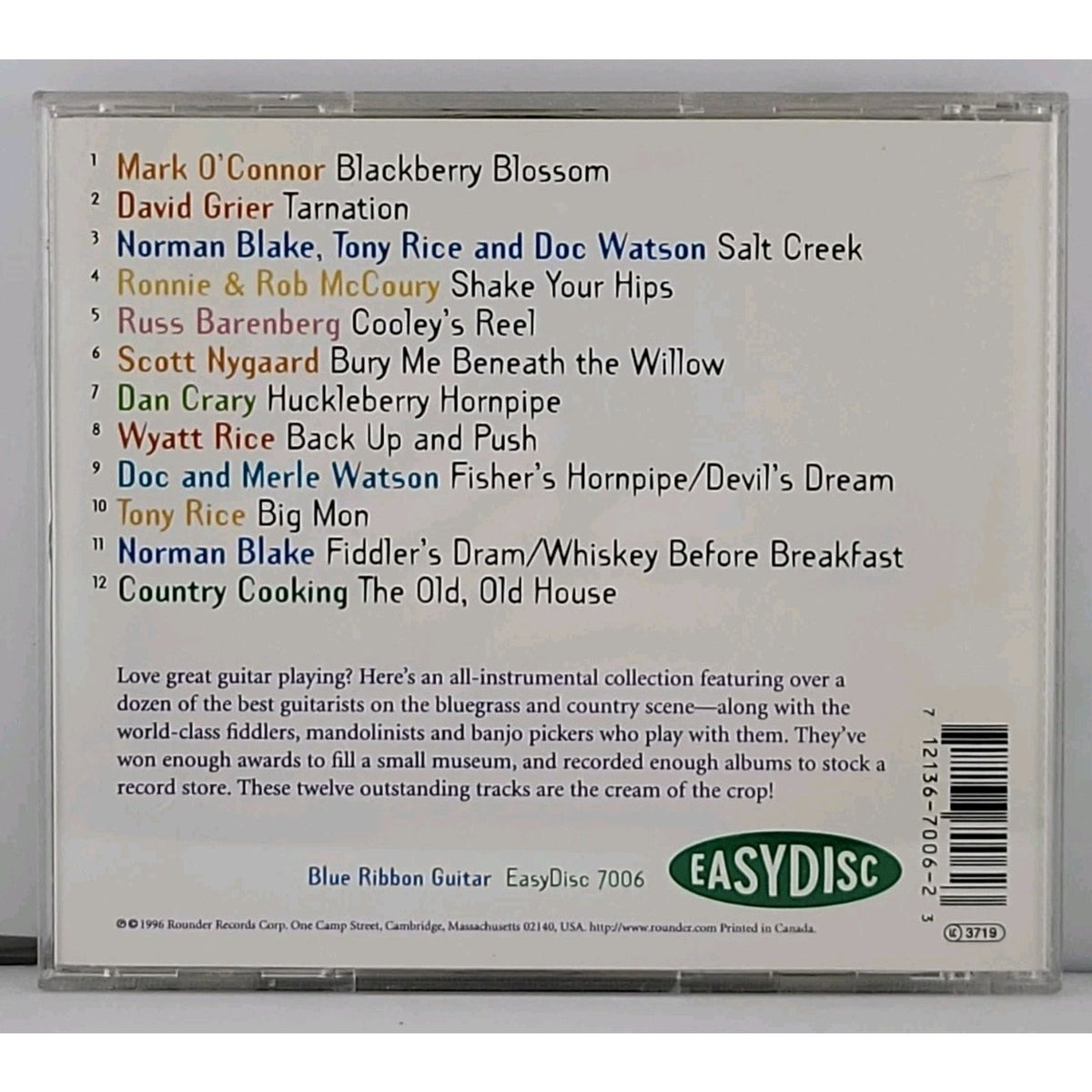 Blue Ribbon Guitar by Various (CD, 1996)