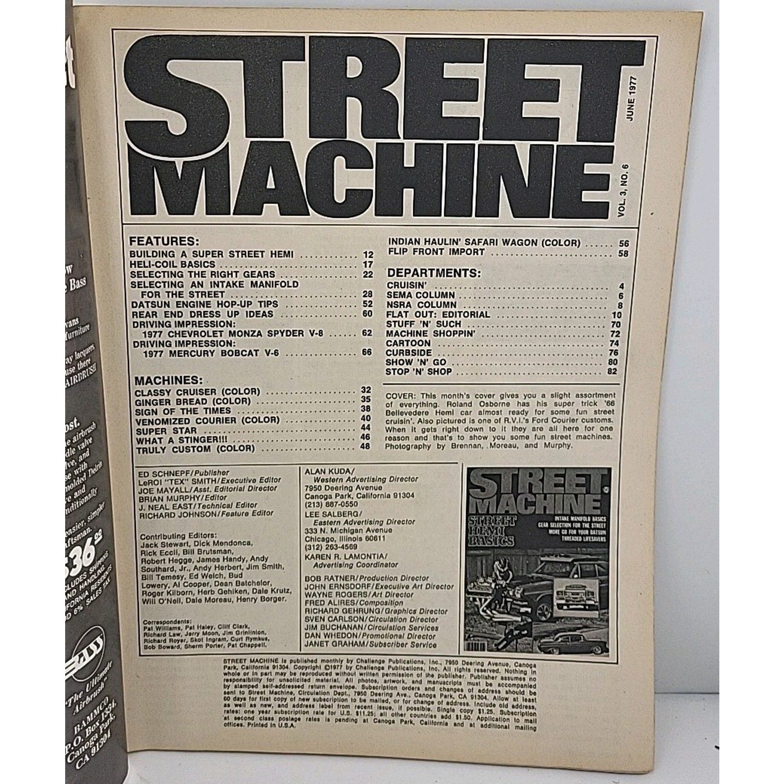 Street Machine Magazine - June 1977 - Volume 3 Number 6