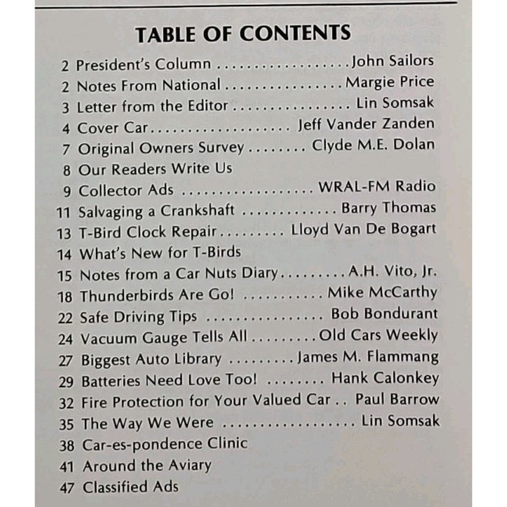 Early Bird Magazine May-June 1987