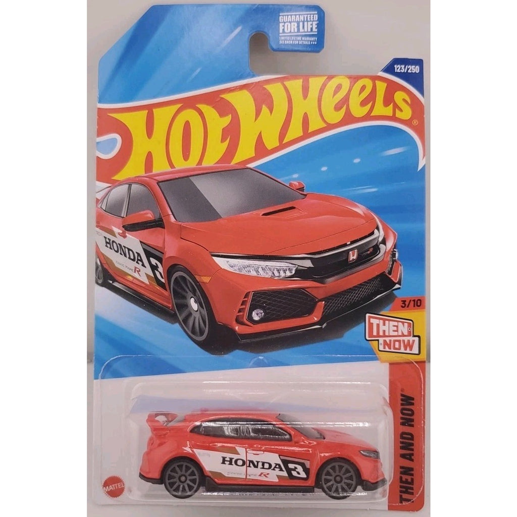 2018 Hot Wheels 2018 Honda Civic Type R RED Diecast Toy Race Car
