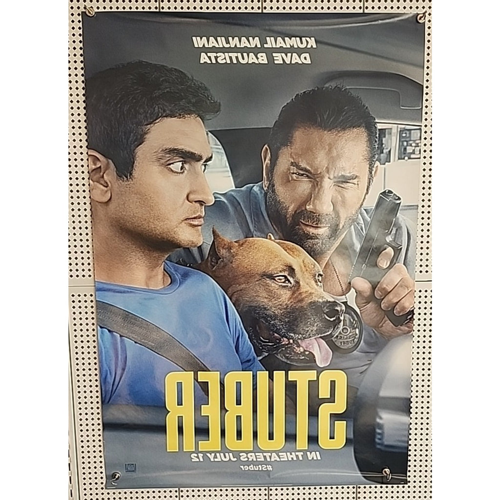 Stuber Movie Poster 2 Sided Original Advance 27x40 Dave Bautista Kumail Nanjiani