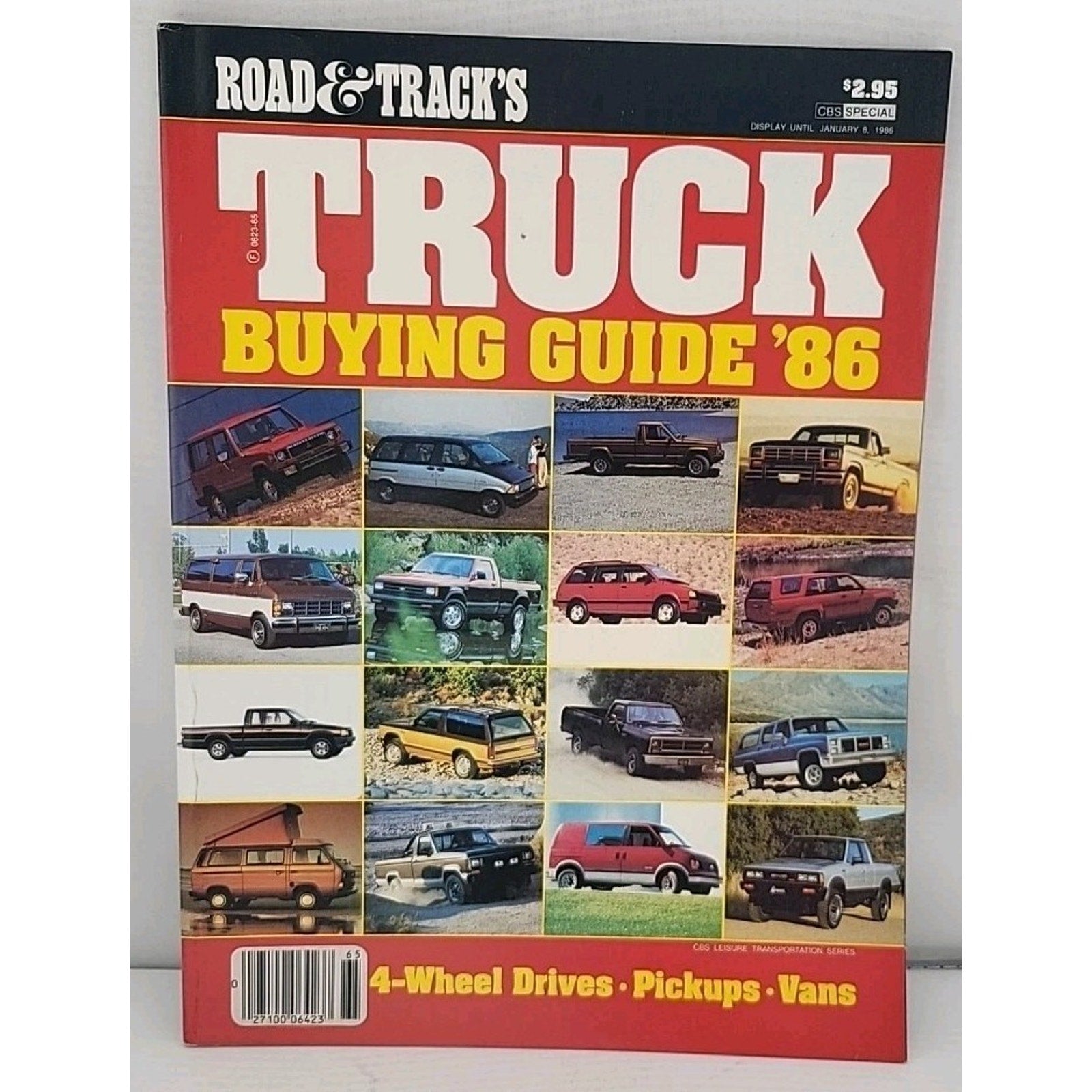 Road & Track's Truck Buying Guide '86-4 Wheel Drives-Vans-Pickups