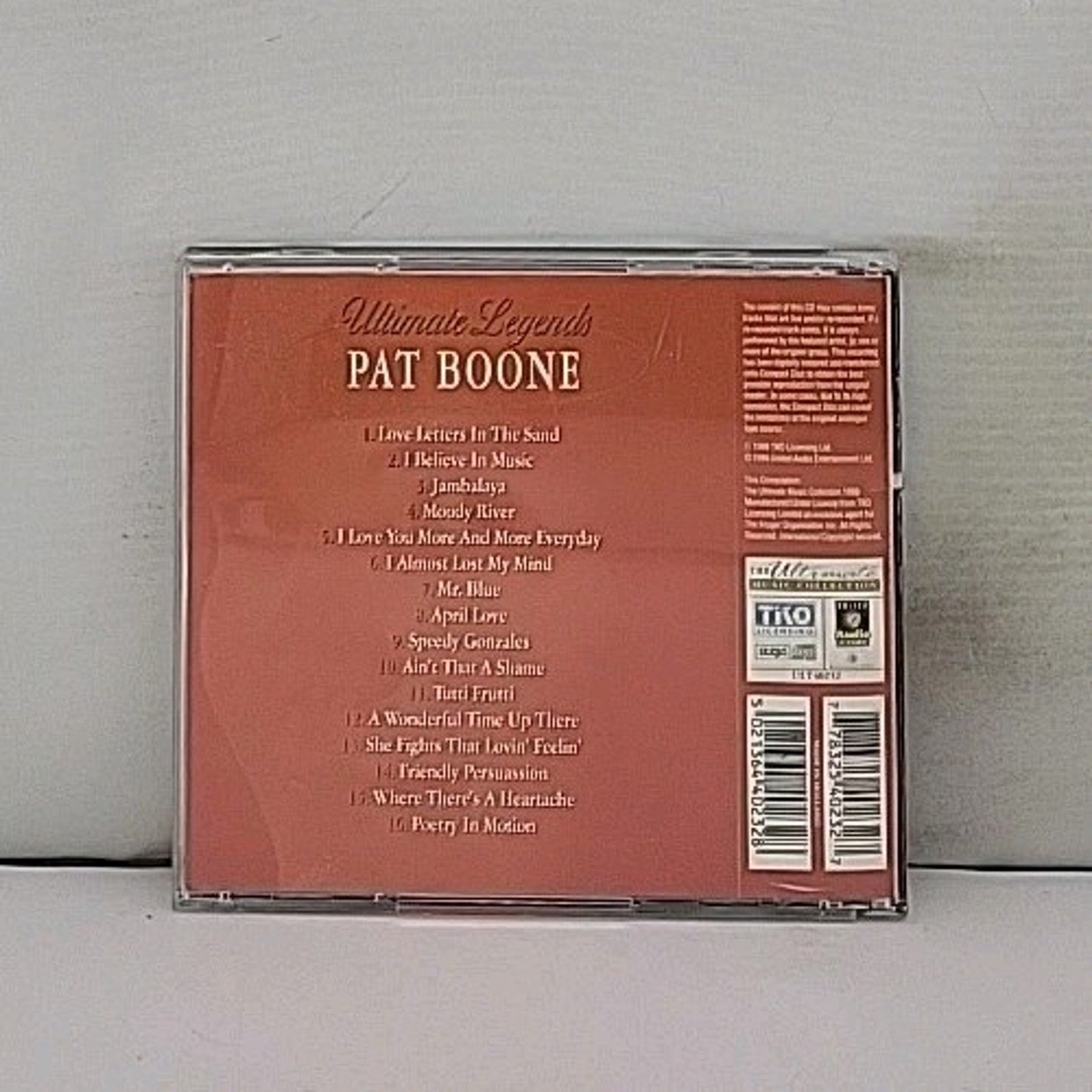 Ultimate Legends by Pat Boone (CD, Aug-1999, Uae)