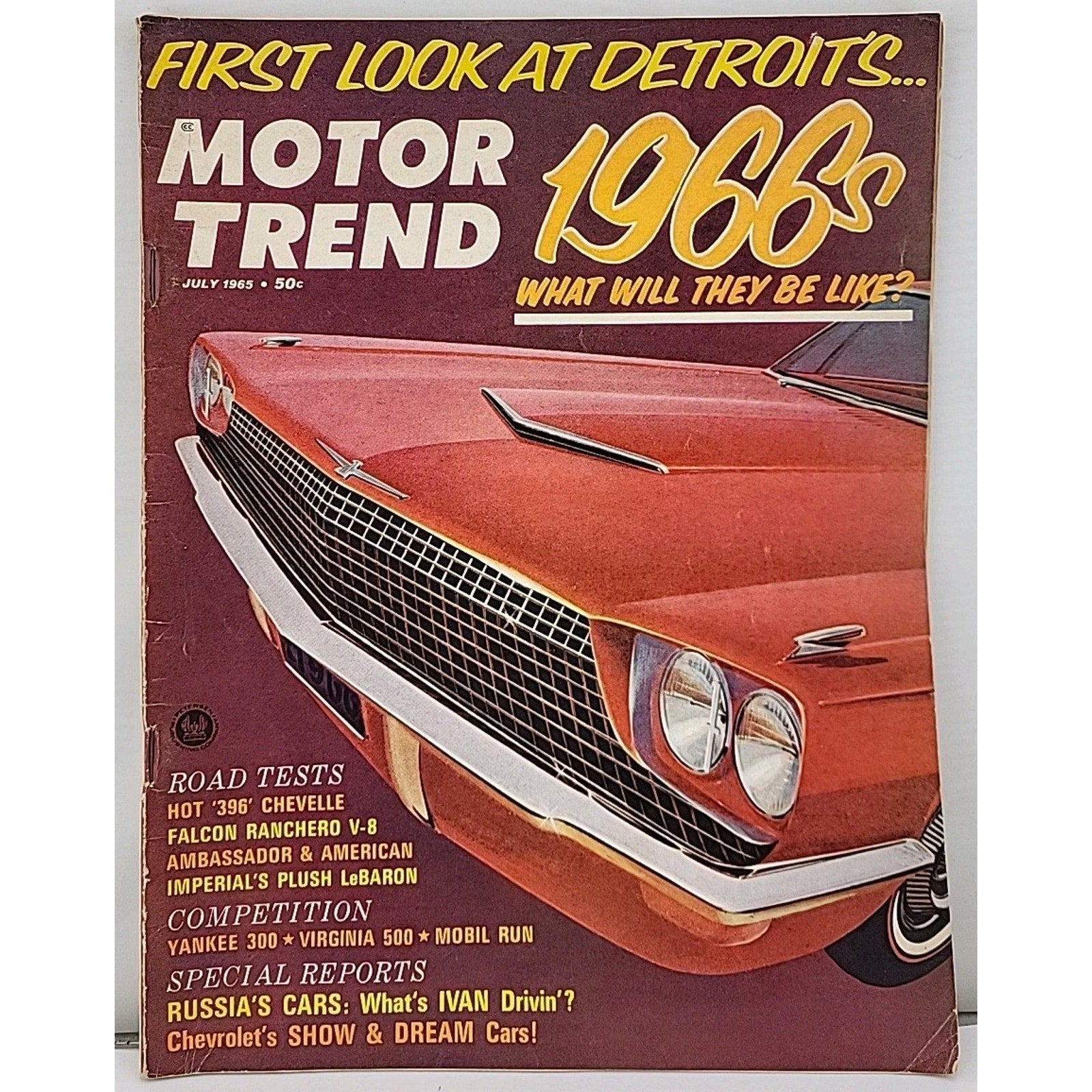 Motor Trend Magazine July 1965 Vol. 17 No. 7