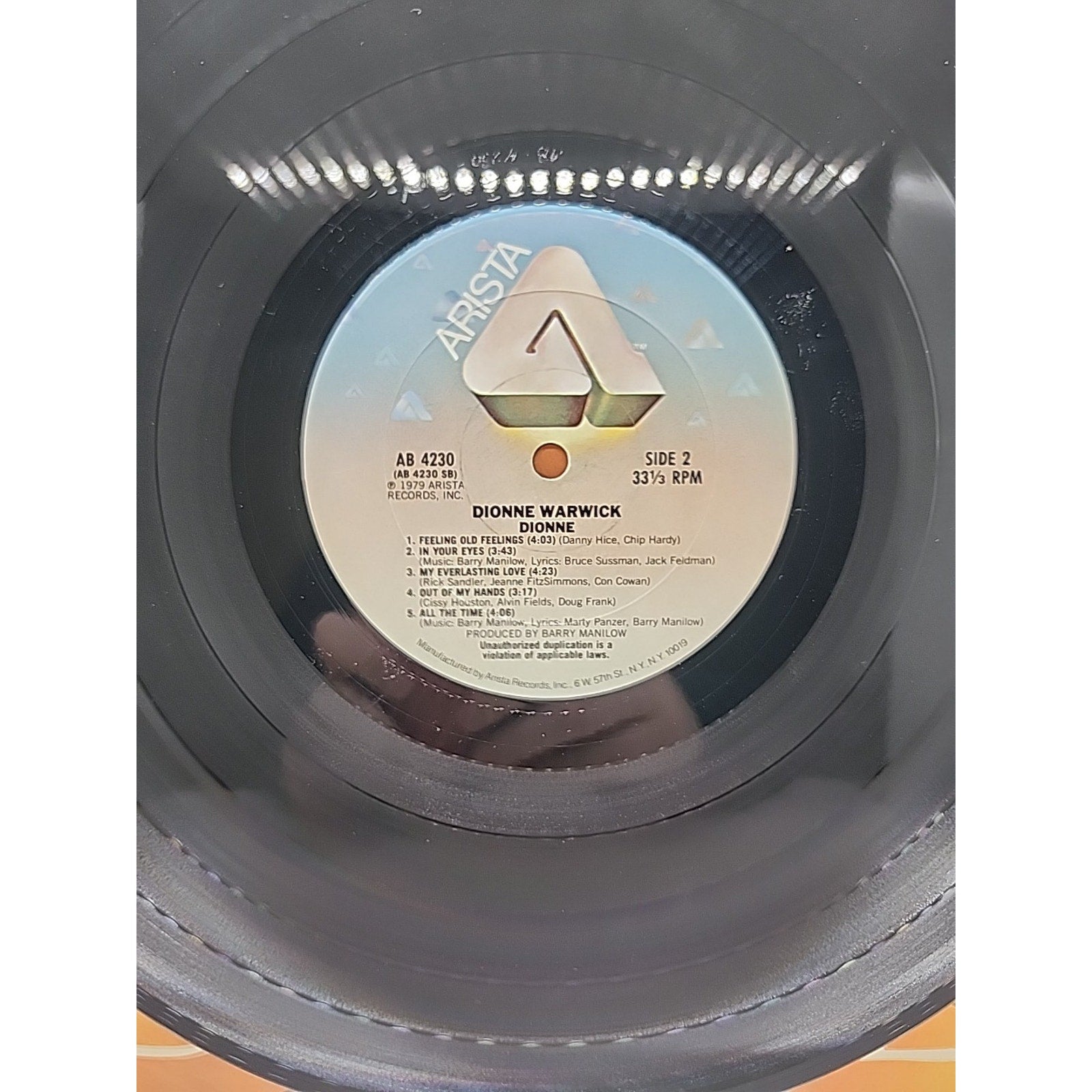 Dionne Warwick: Dionne 12" 33 RPM (Record)