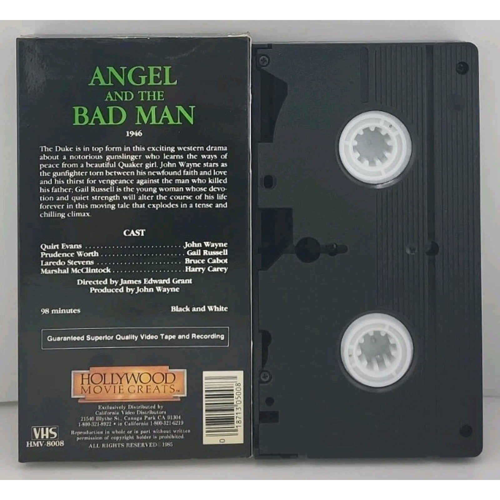 Angel and the Badman (VHS, 1984)