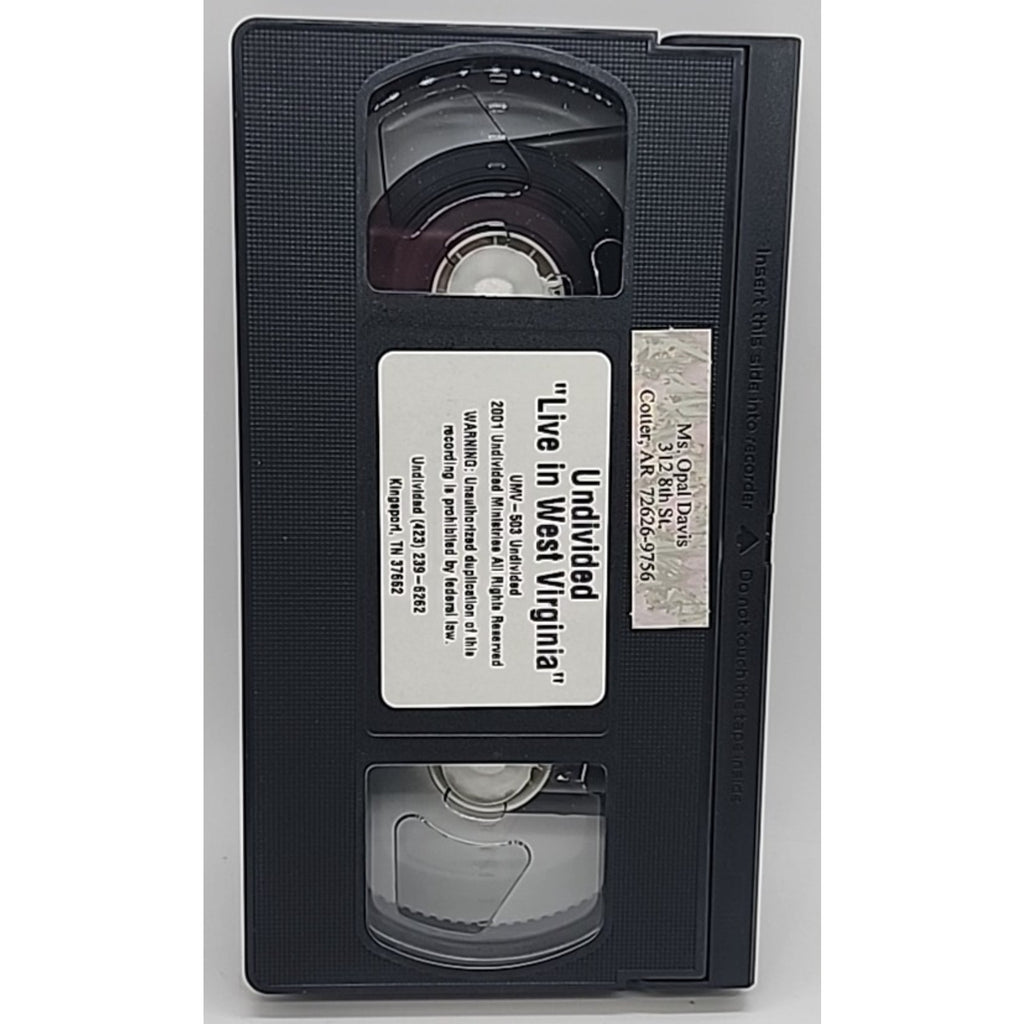 Undivided Live (VHS)
