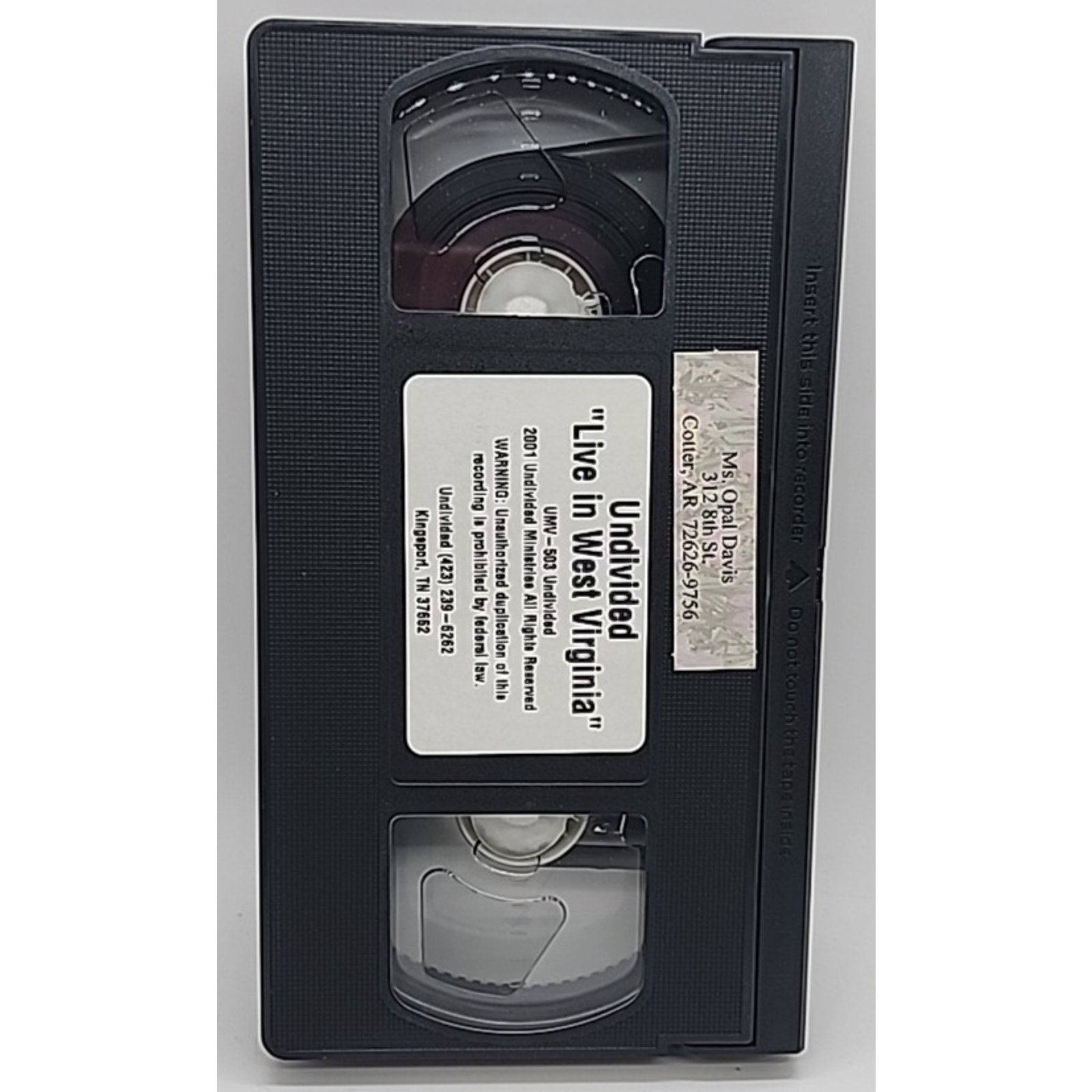 Undivided Live (VHS)