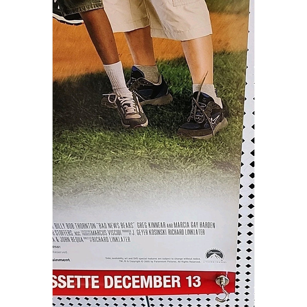 Bad News Bears Promo Movie Poster 26.75x39.75” ON DVD VHS 2006 Baseball