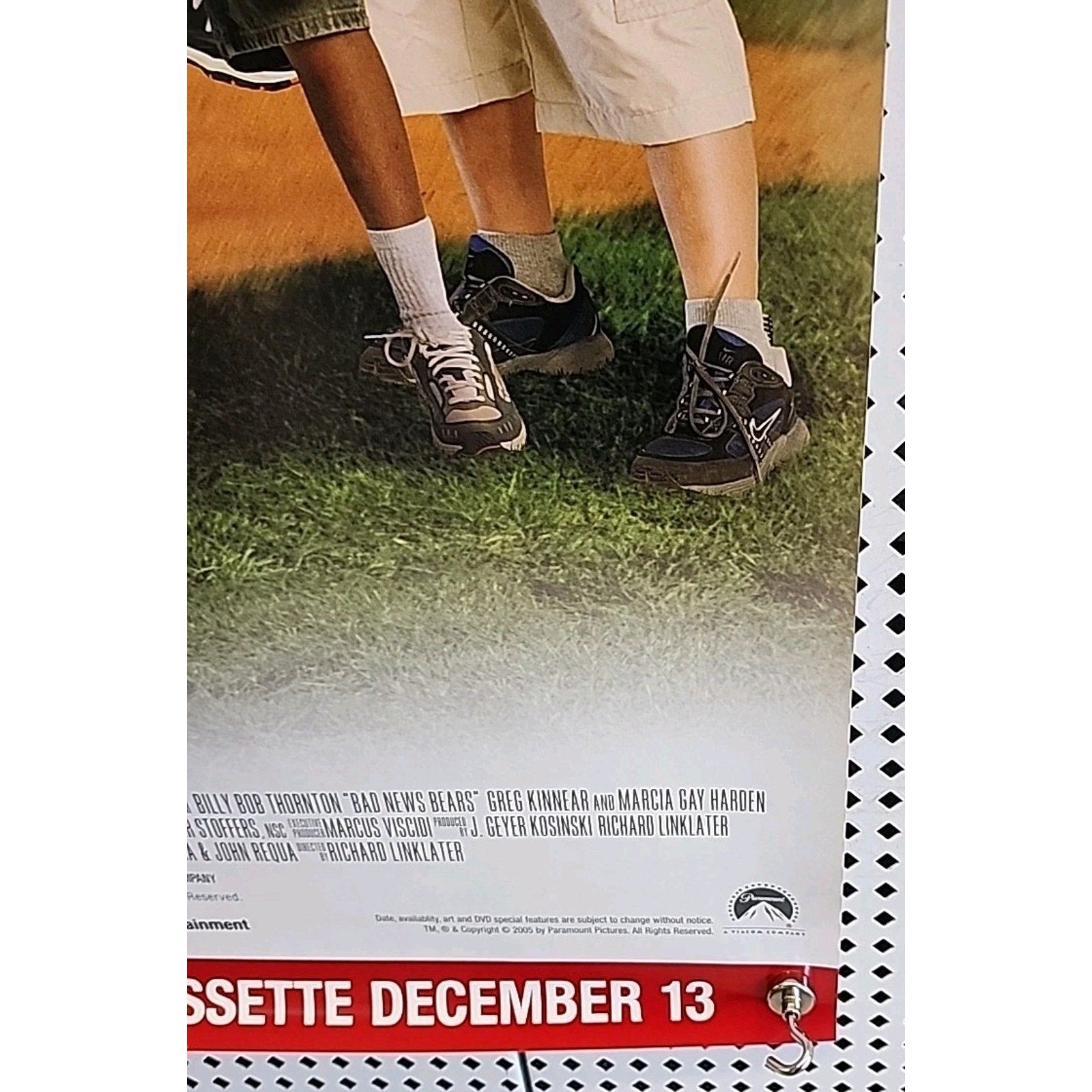 Bad News Bears Promo Movie Poster 26.75x39.75” ON DVD VHS 2006 Baseball