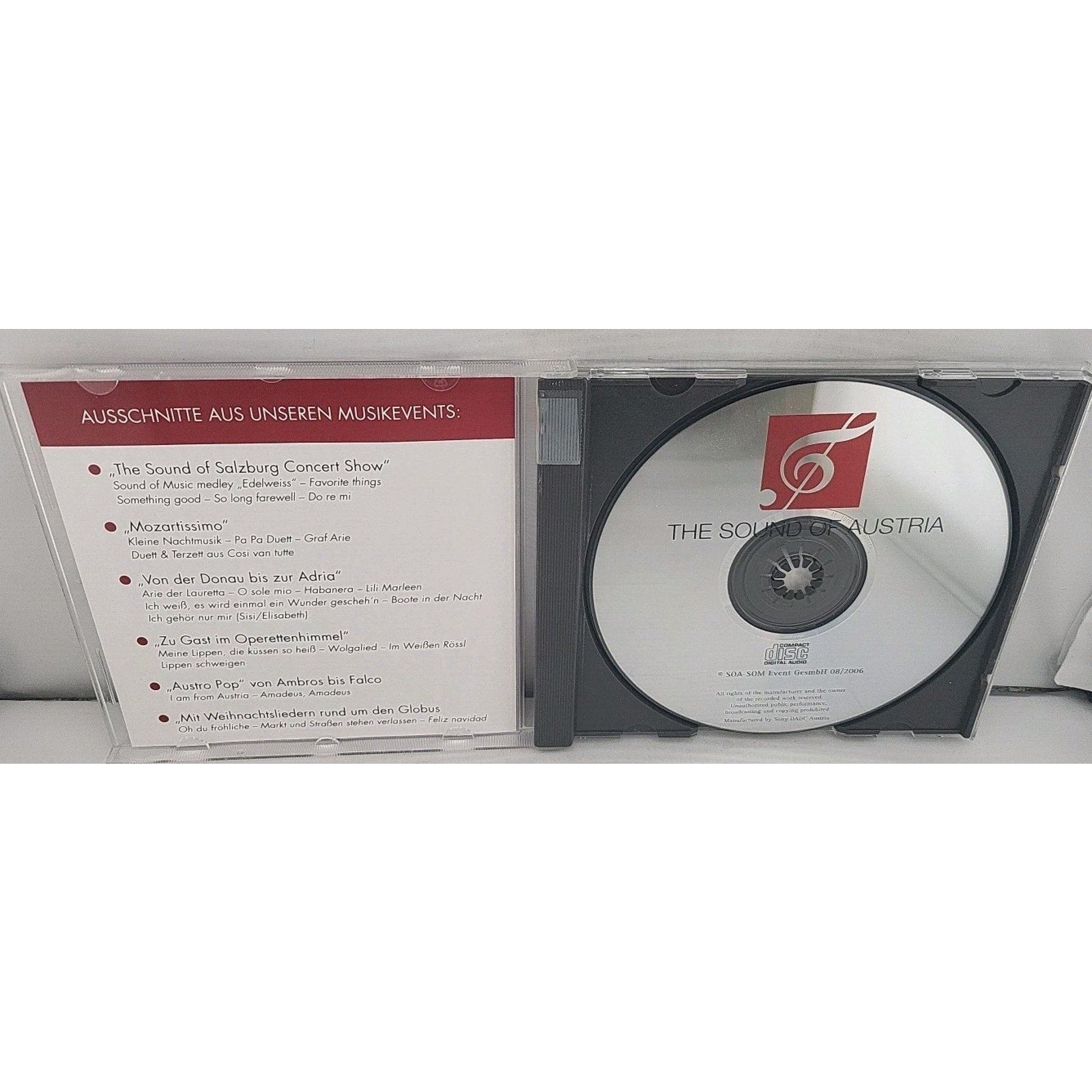 The Sound Of Austria Singers CD