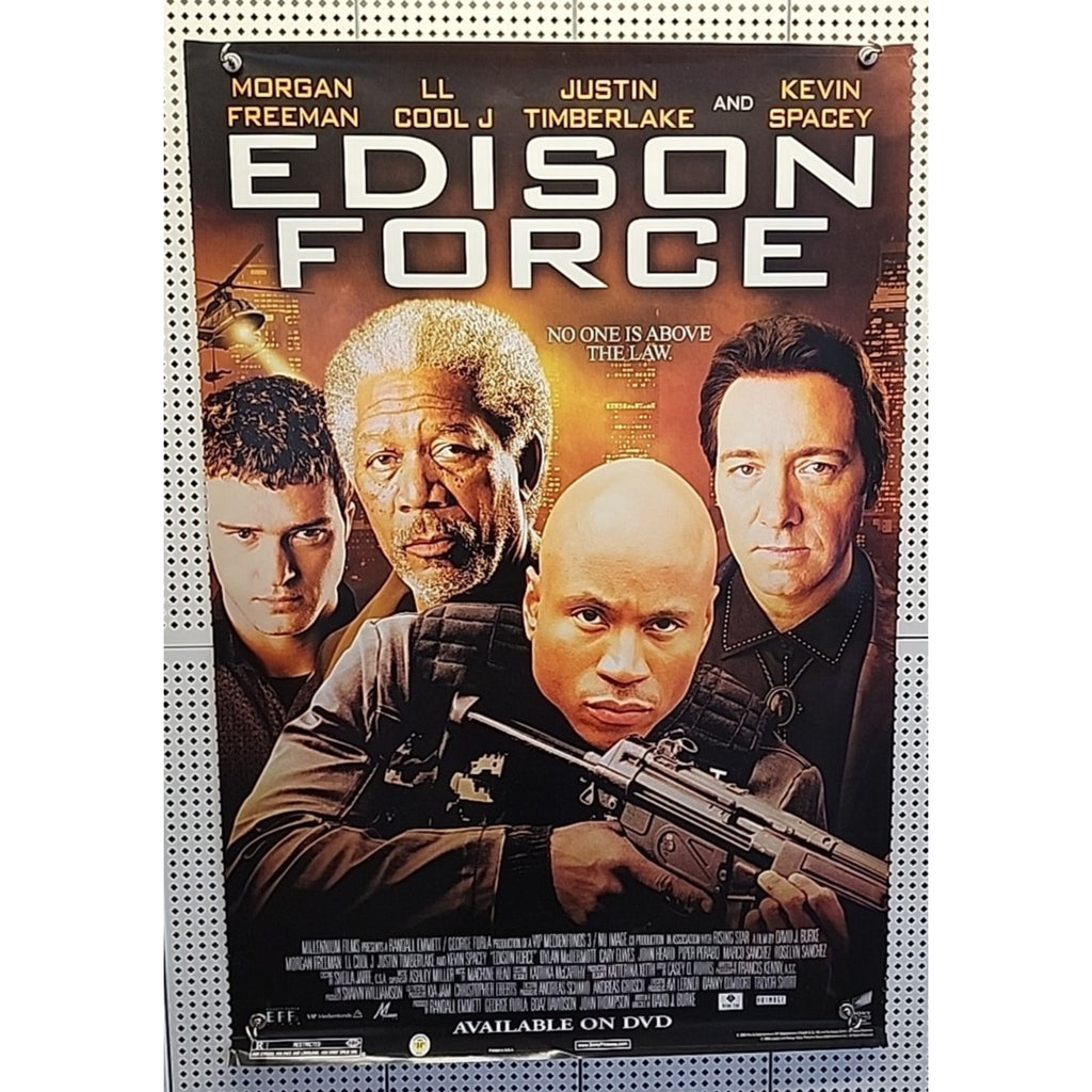 Edison Force Movie Poster Video Release Poster 27x40
