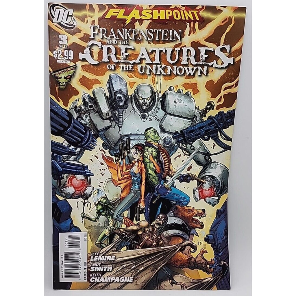 DC Comics Flashpoint Frankenstein And The Creatures Of The Unknown #3 Oct 2011