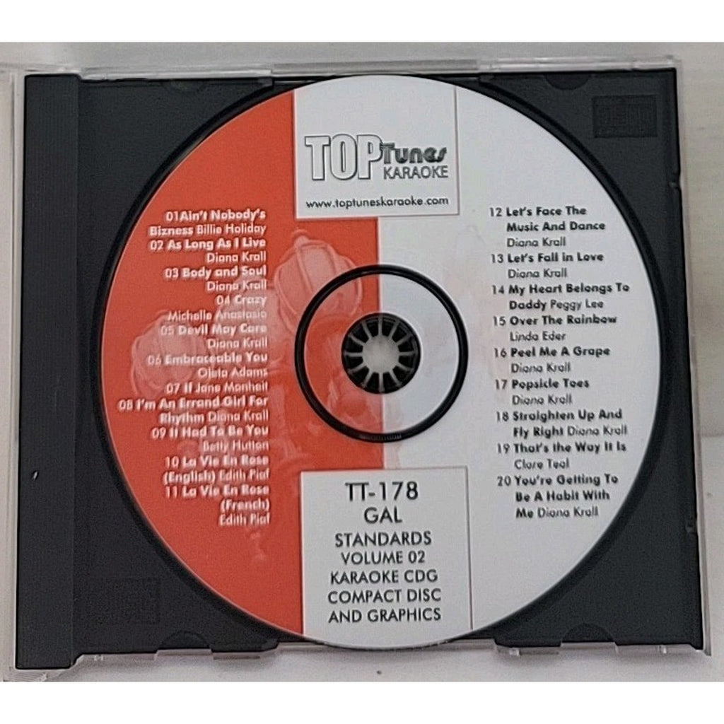Gal Satndards Volume 2 CD Karaoke Gal Standards 20 Songs