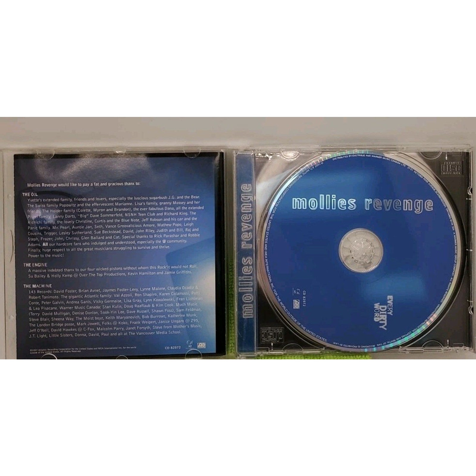 Every Dirty Word by Mollies Revenge (Post-Grunge) (CD, Apr-1997, Atlantic...