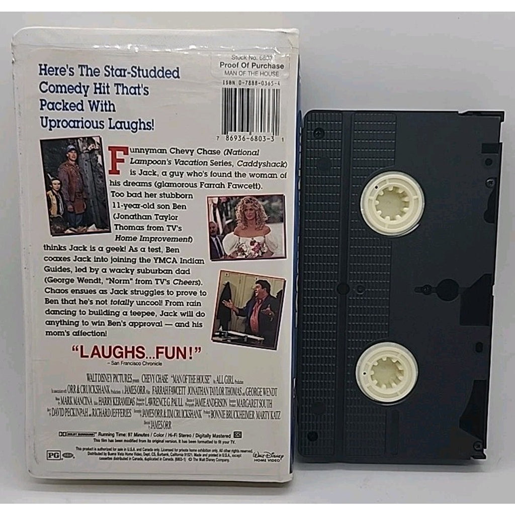 Man of the House (VHS, 1996, Clam Shell)