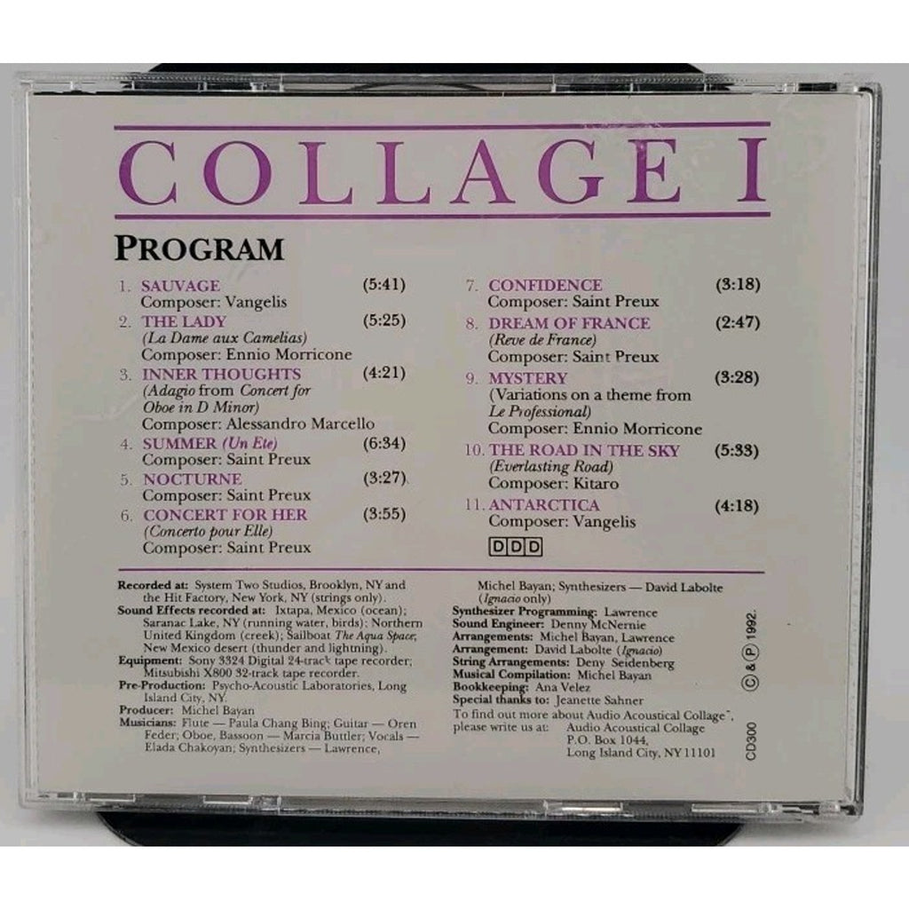 Audio Acoustical Collage Presents Collage 1 (CD)