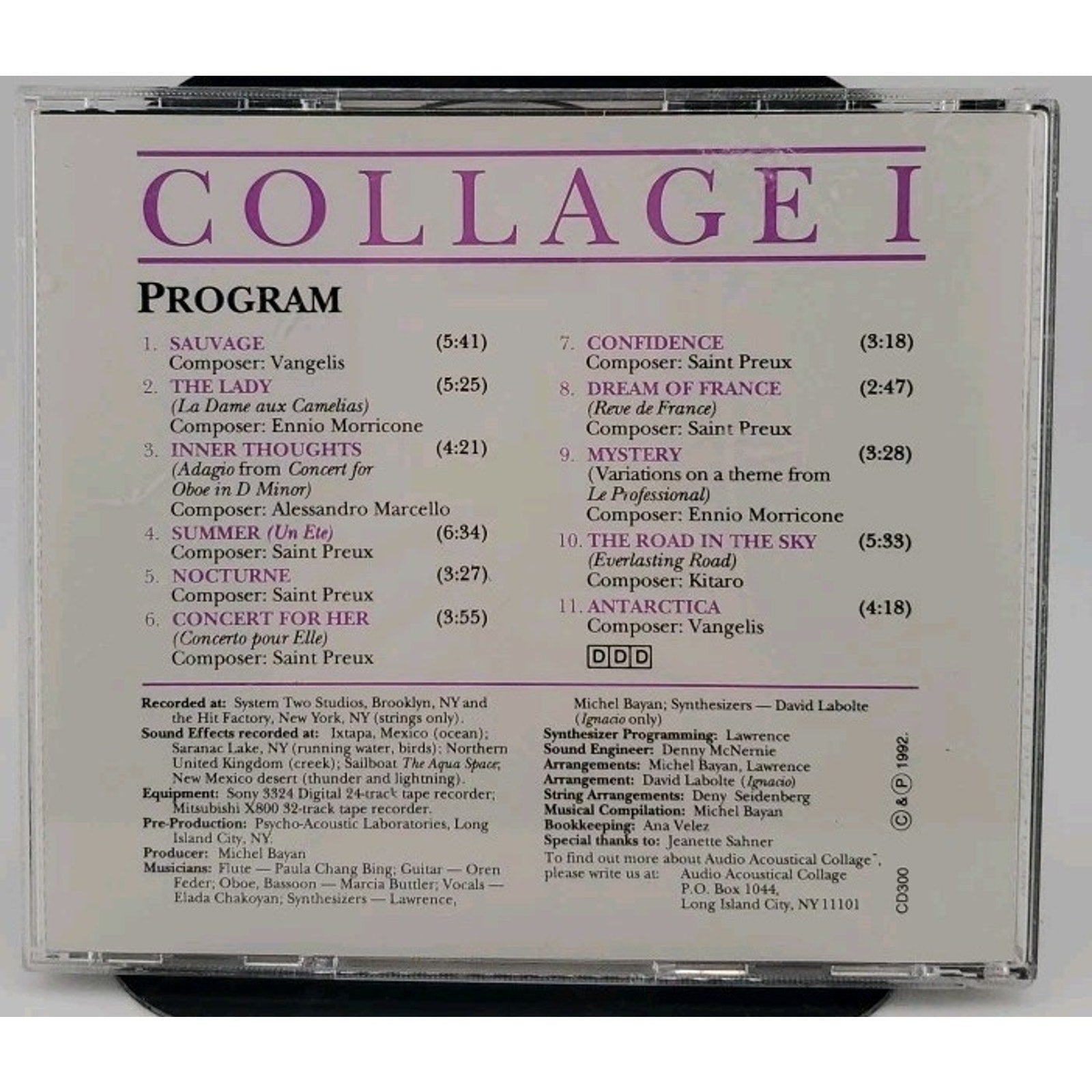 Audio Acoustical Collage Presents Collage 1 (CD)
