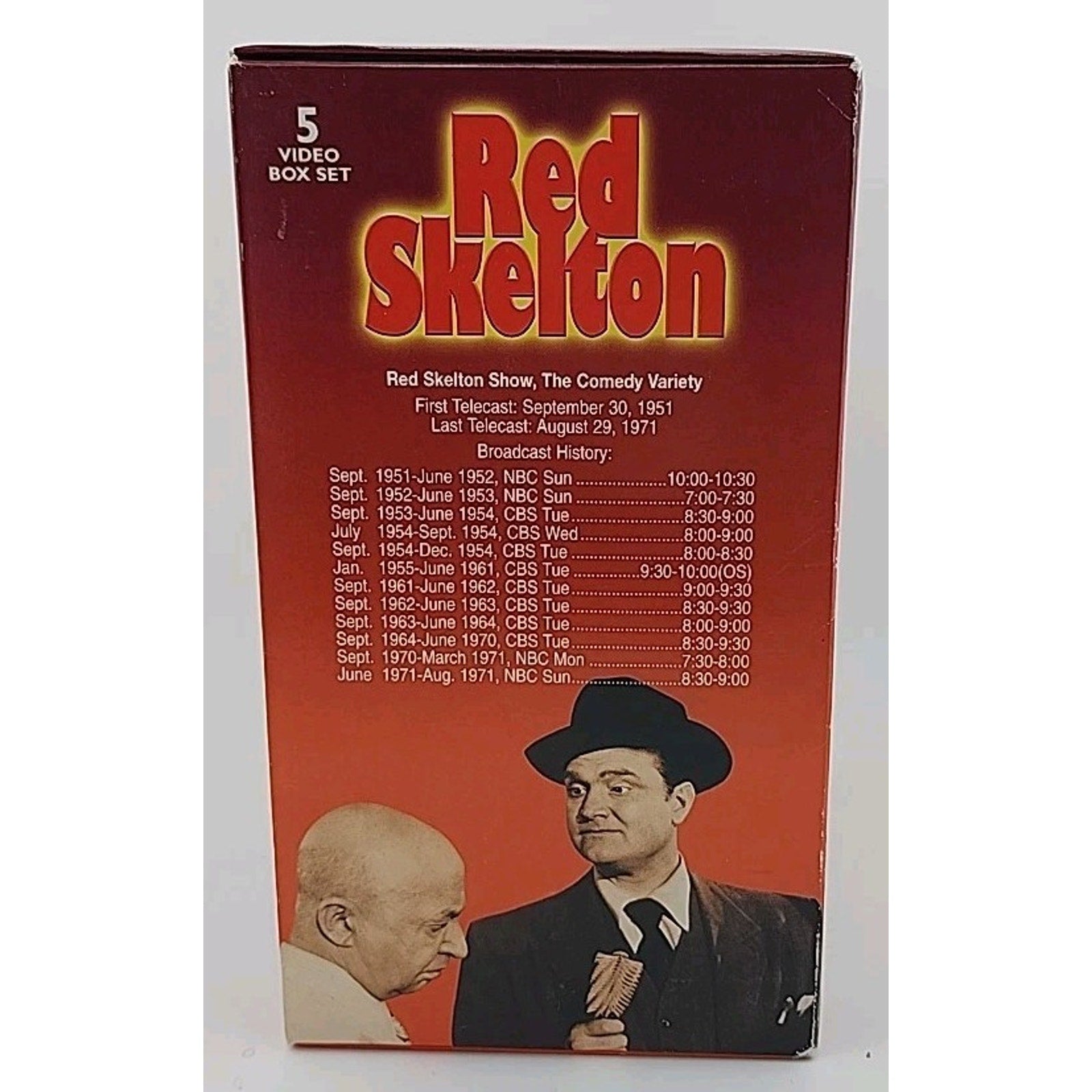 Red Skelton 5-Pack (VHS, 2000, 5-Tape Set)