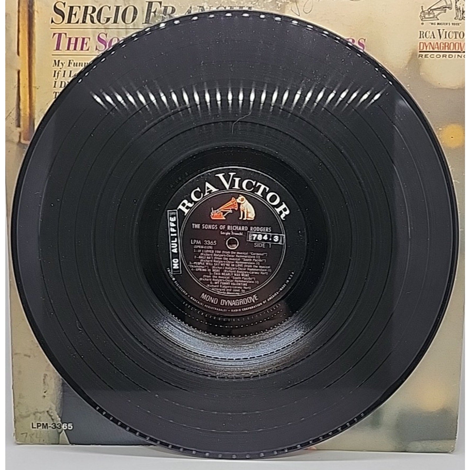 Sergio Franchi The Songs of Richard Rodgers RCA Records LSP-3365