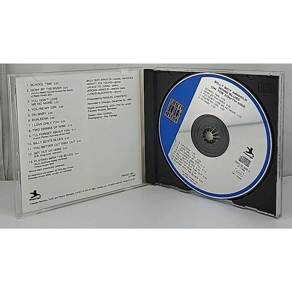 More Blues on the South Side by Billy Boy Arnold (CD, Aug-1993, Prestige...