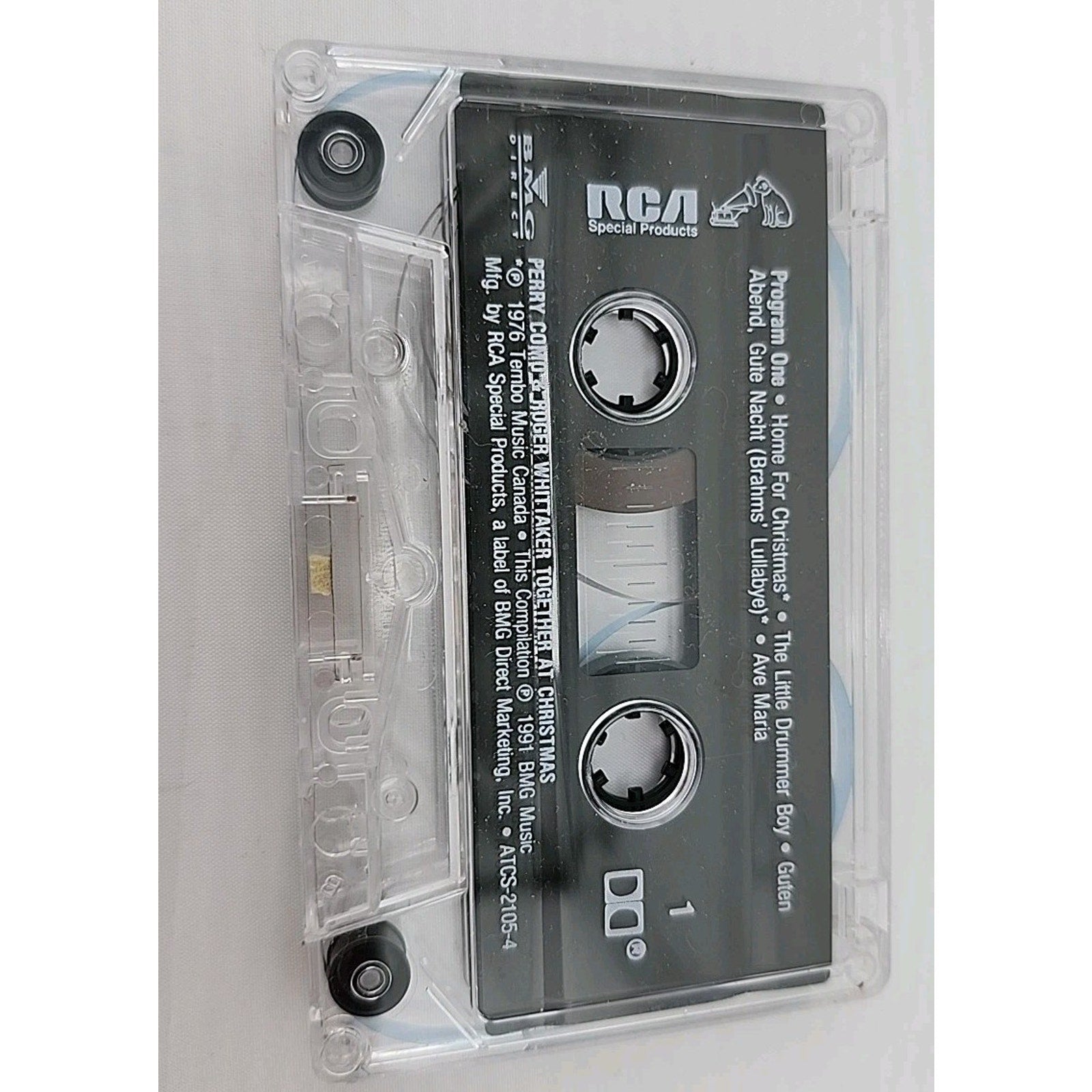 Together At Christmas Perry Como Roger Whittaker Cassette