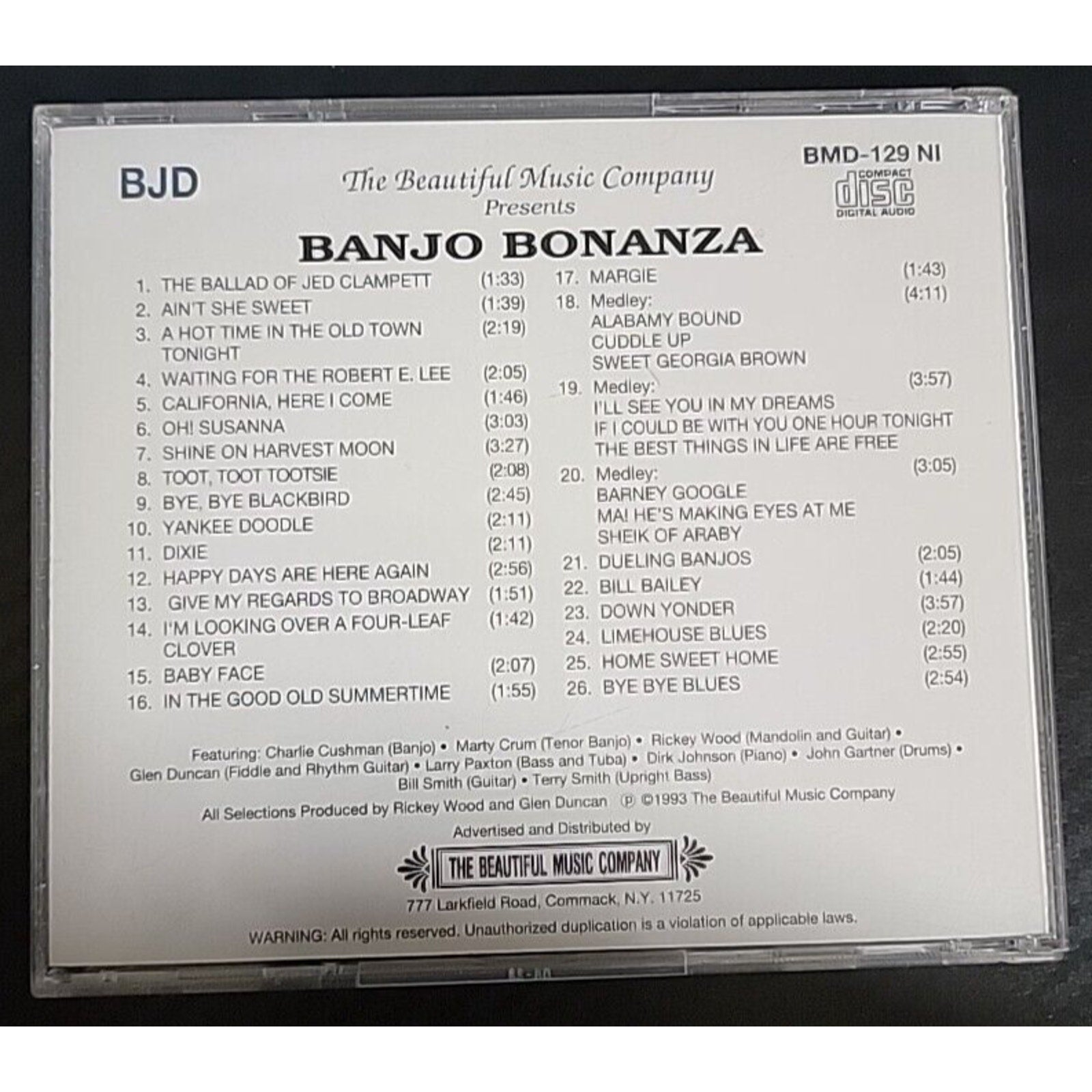 Banjo Bonanza CD