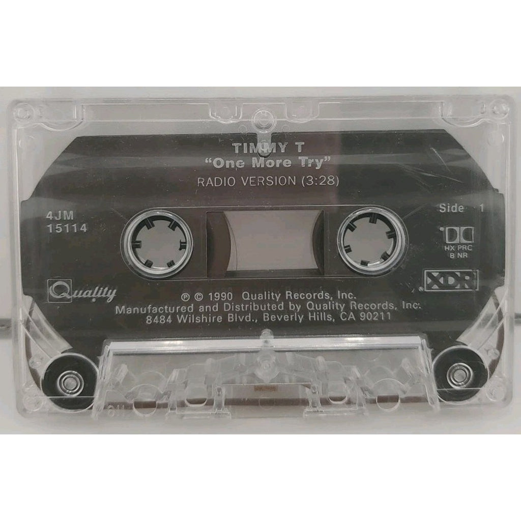 One More Try by Timmy T (Cassette, 1990)