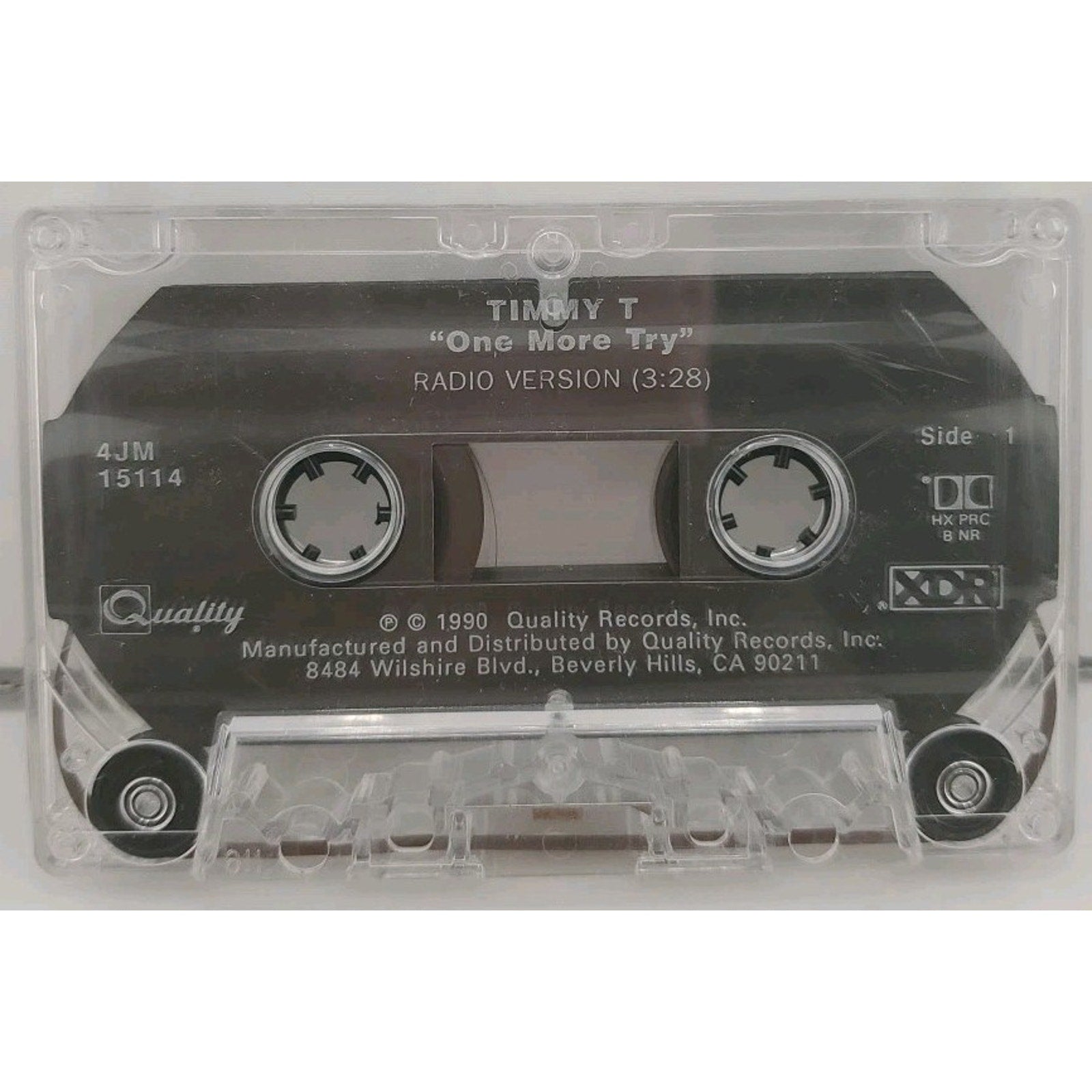 One More Try by Timmy T (Cassette, 1990)