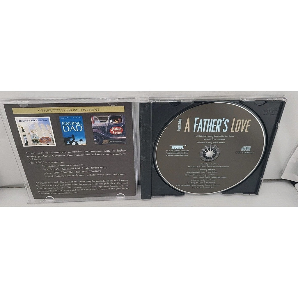 A Father's Love CD Tributes to Dad Alex Boye Kurt Bestor Joshua Creek Sam Payne