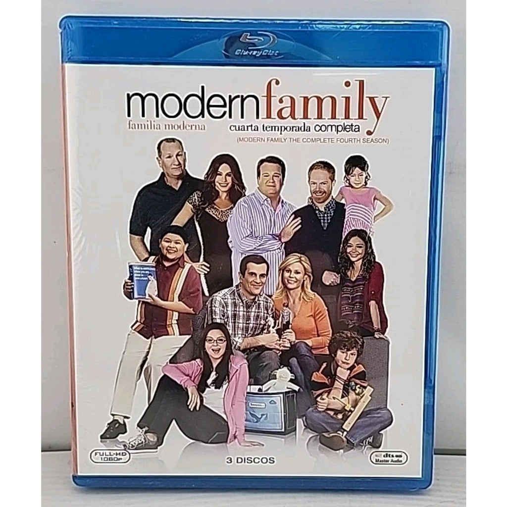 Modern Family Temporada Season 4 Blu-Ray Spanish *Brand New*