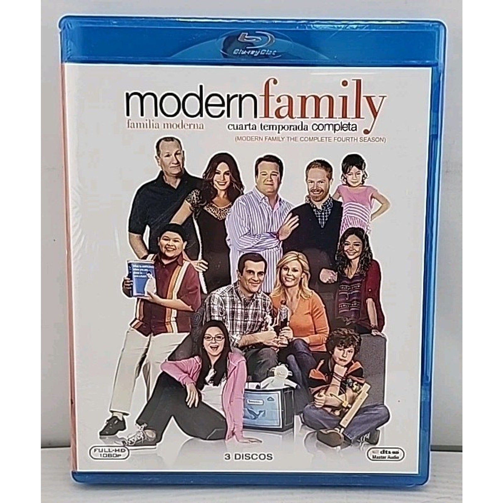 Modern Family Temporada Season 4 Blu-Ray Spanish *Brand New*